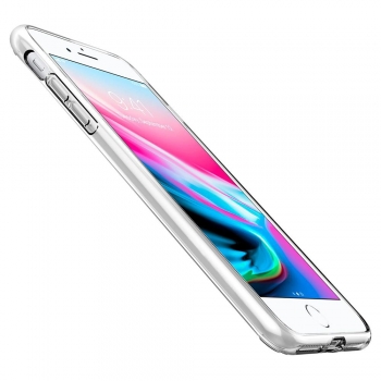 Moxie Coque iPhone 7 Plus / iPhone 8 Plus [Skintrans] Coque en TPU Souple Transparente Ultra Fine en Silicone, Anti-traces, Ajustement Parfait pour iPhone 8+ et iPhone 7+ - Transparent