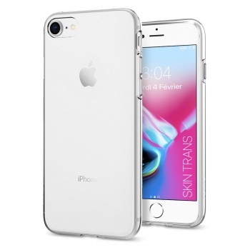 Moxie Coque iPhone 7 / iPhone 8 / iPhone SE 2020 [Skintrans] Coque en TPU Souple Transparente Ultra Fine en Silicone, Anti-traces, Ajustement Parfait pour iPhone 8, iPhone 7 et iPhone SE 2020 - Transparent