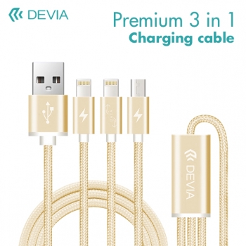 Câble Premium 3 en 1 Devia...