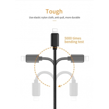 Double Adaptateur Audio Lightning, Mcdodo [CA-4701] [Charge + Audio] Adaptateur pour iPhone X, iPhone 7/8, iPhone 8 Plus/7 Plus [Black] - Noir