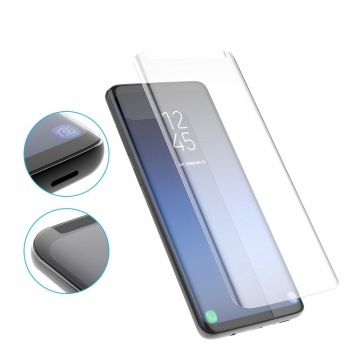 Protection d'écran Samsung Galaxy S9 en verre trempé, Moxie [Ultimate 3D+]
