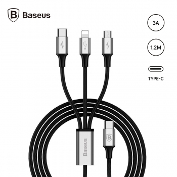 Câble 3en1, Baseus...