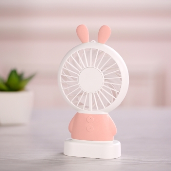 Rose - Ventilateur portable, mini ventilateur portable USB