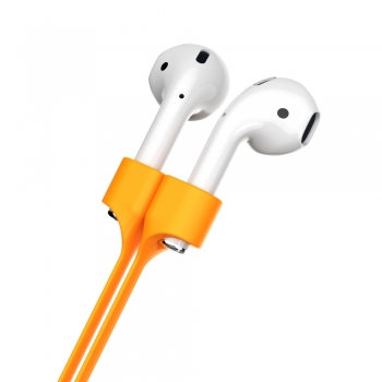 Baseus Attache oreillettes pour AirPods [Earphone Strap] [ACGS-A07] Strap pour les AirPods d'Apple - Orange