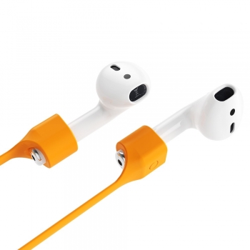 Baseus Attache oreillettes pour AirPods [Earphone Strap] [ACGS-A07] Strap pour les AirPods d'Apple - Orange