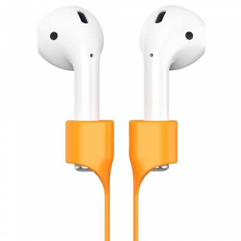 Baseus Attache oreillettes pour AirPods [Earphone Strap] [ACGS-A07] Strap pour les AirPods d'Apple - Orange