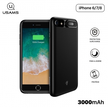 Usams Coque Batterie pour...