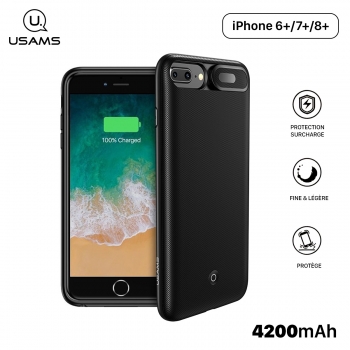 Usams Coque Batterie pour...