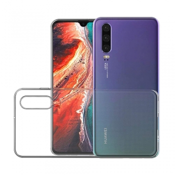 Coque Huawei P30, Moxie [Skintrans] Coque en TPU Souple Transparente Ultra Fine pour le Huawei P30 (2019) - Transparent