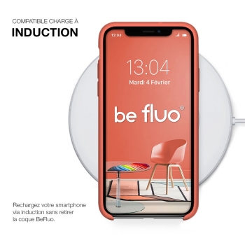 Moxie Coque iPhone XR [BeFluo] Coque Silicone Fine et Légère pour iPhone XR 6.1, Intérieur Microfibre, Coque Anti-chocs et Anti-rayures pour iPhone XR - Rose Pastel