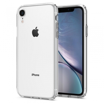 Moxie Coque iPhone XR 6.1" [Skintrans] Coque en TPU Souple Transparente Ultra Fine en Silicone, Anti-traces, Ajustement Parfait pour iPhone XR 6.1 pouces (2018) - Transparent