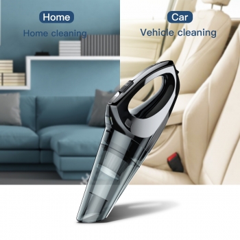 Aspirateur portable, Baseus [Shark One] [ACH501-01] Aspirateur Universel pour Voiture Filaire Puissance 65W avec emboûts et Housse de transport, Branchement en 12V sur Allume Cigare - Noir