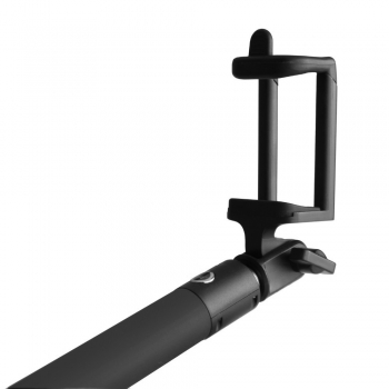 Mini Perche téléscopique Selfie Moxie Noir avec bouton Bluetooth