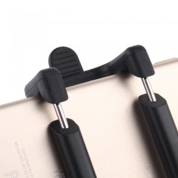 Mini Perche téléscopique Selfie Moxie Noir avec bouton Bluetooth