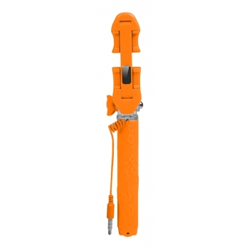 Mini Perche Téléscopique Selfie Moxie Orange à Fil et Bouton Déclencheur