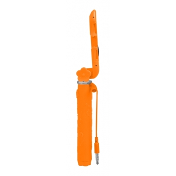 Mini Perche Téléscopique Selfie Moxie Orange à Fil et Bouton Déclencheur