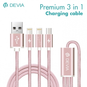 Câble Premium 3 en 1 Devia...