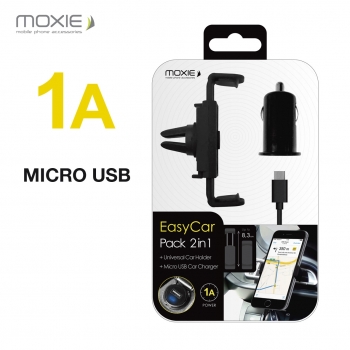 DEVIS Pack 2 Mini Chargeur Voiture - Allume Cigare - Double USB à