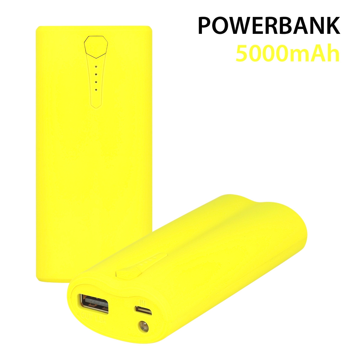 PowerBank 5000 mah Yellow