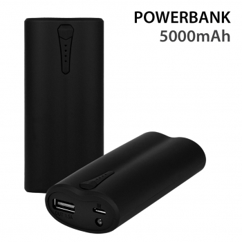 PowerBank 5000 mah Black
