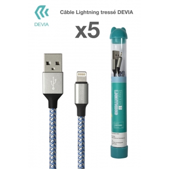 **Pack x5** Câbles USB...