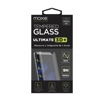 *** Glass Moxie Curv 3D Ultimate+ Transparente pour Samsung S8+