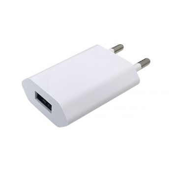 Chargeur secteur 1A 1 Port USB 5W - Norme CE ROHS Sans Blister