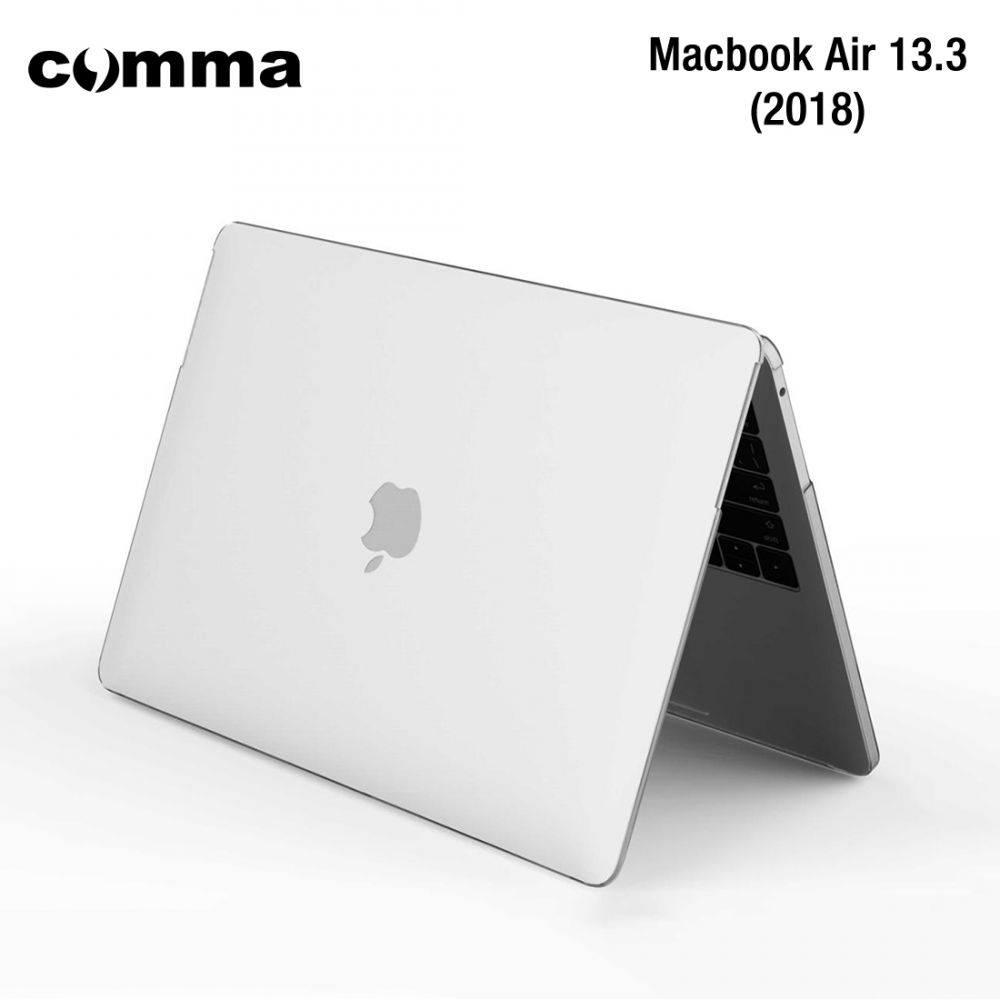 COMMA Coque rigide Hard Jacket Cover Macbook Air 13.3 - Transparent