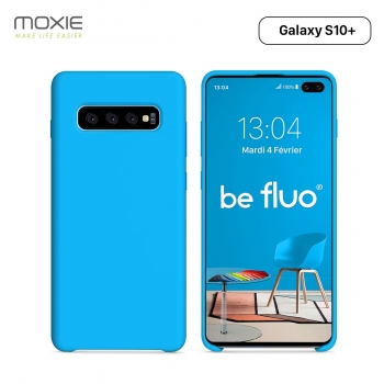 Moxie Coque Galaxy S10 Plus BeFluo Coque Silicone Fine et