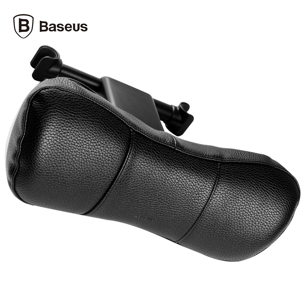 BASEUS Coussin en PU pour la nuque pour voiture CRTZ01-01 - Black