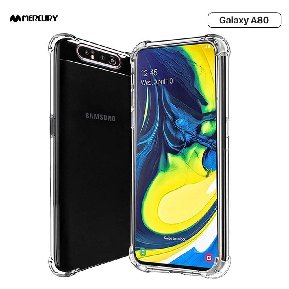 Coque renforcée Mercury Super Protect pour Galaxy A80 - Transparente