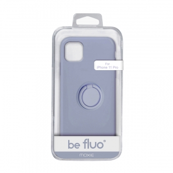 Moxie Coque iPhone 11 PRO [BeLoop®] - Coque Silicone Fine et Légère pour iPhone 11 Pro avec Ring Holder intégré - Intérieur Microfibre, Coque Anti-chocs et Anti-rayures pour iPhone 11 Pro  - LAVANDE