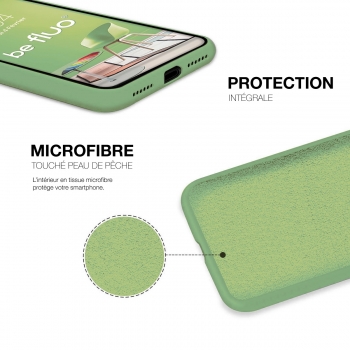 Moxie Coque iPhone 11 PRO  Max [BeLoop®] - Coque Silicone Fine et Légère pour iPhone 11 Pro Max avec Ring Holder intégré - Intérieur Microfibre, Coque Anti-chocs et Anti-rayures pour iPhone 11 Pro Max  - VERT