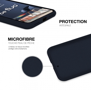 Moxie Coque iPhone XR [BeLoop®] - Coque Silicone Fine et Légère pour iPhone XR avec Ring Holder intégré - Intérieur Microfibre, Coque Anti-chocs et Anti-rayures pour iPhone XR  - NOIR