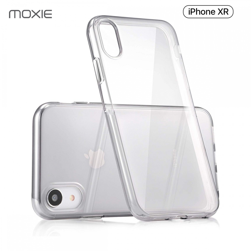 Coque renforcée Moxie transparente en TPU et Acrylique pour iPhone XR