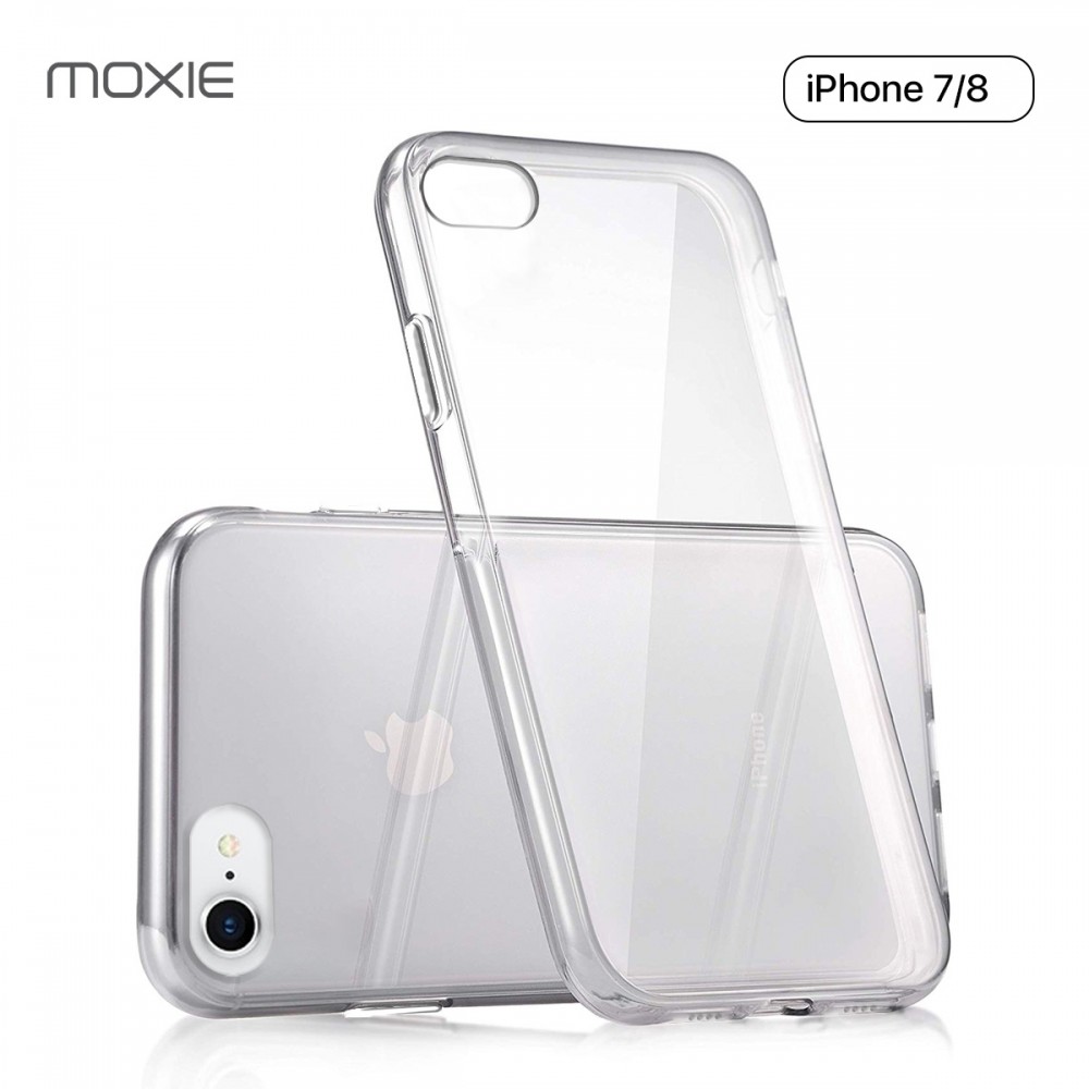Coque renforcée Moxie transparente en TPU et Acrylique pour iPhone 7/8/SE 2022