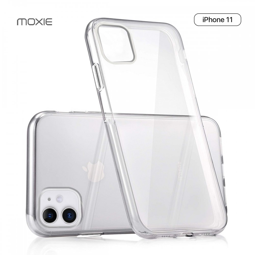 Coque renforcée Moxie transparente en TPU et Acrylique pour Apple iPhone 11