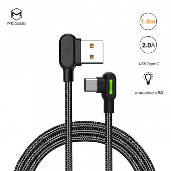 Câble USB Type-C Coudé 90°...