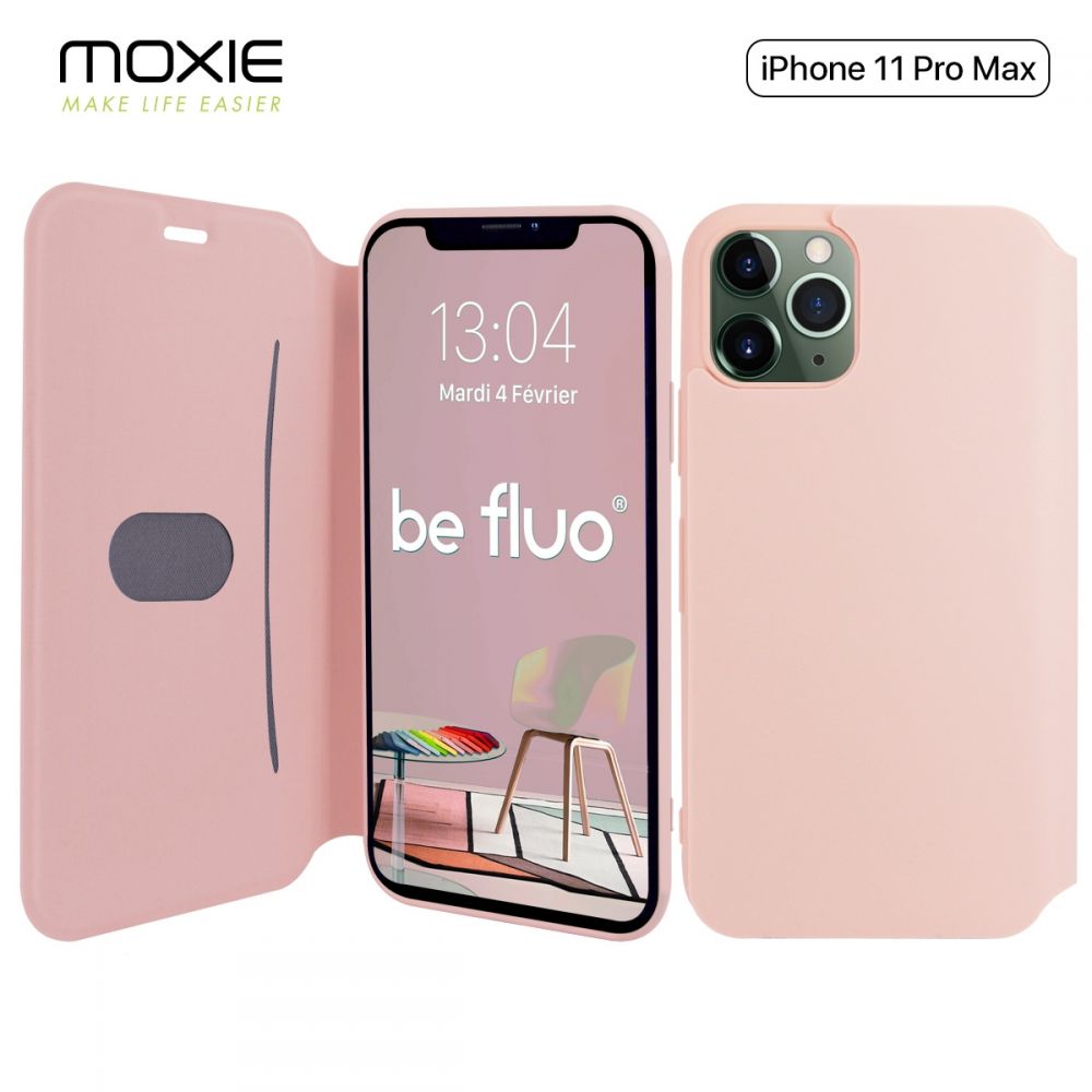 Moxie Etui/housse iPhone 11 Pro Max [BeFolio®] Etui à rabat en silicone  pour iPhone 11 Pro Max - Intérieur Microfibre avec porte-carte, coque  Anti-chocs et Anti-rayures pour iPhone 11 Pro Max 6.5