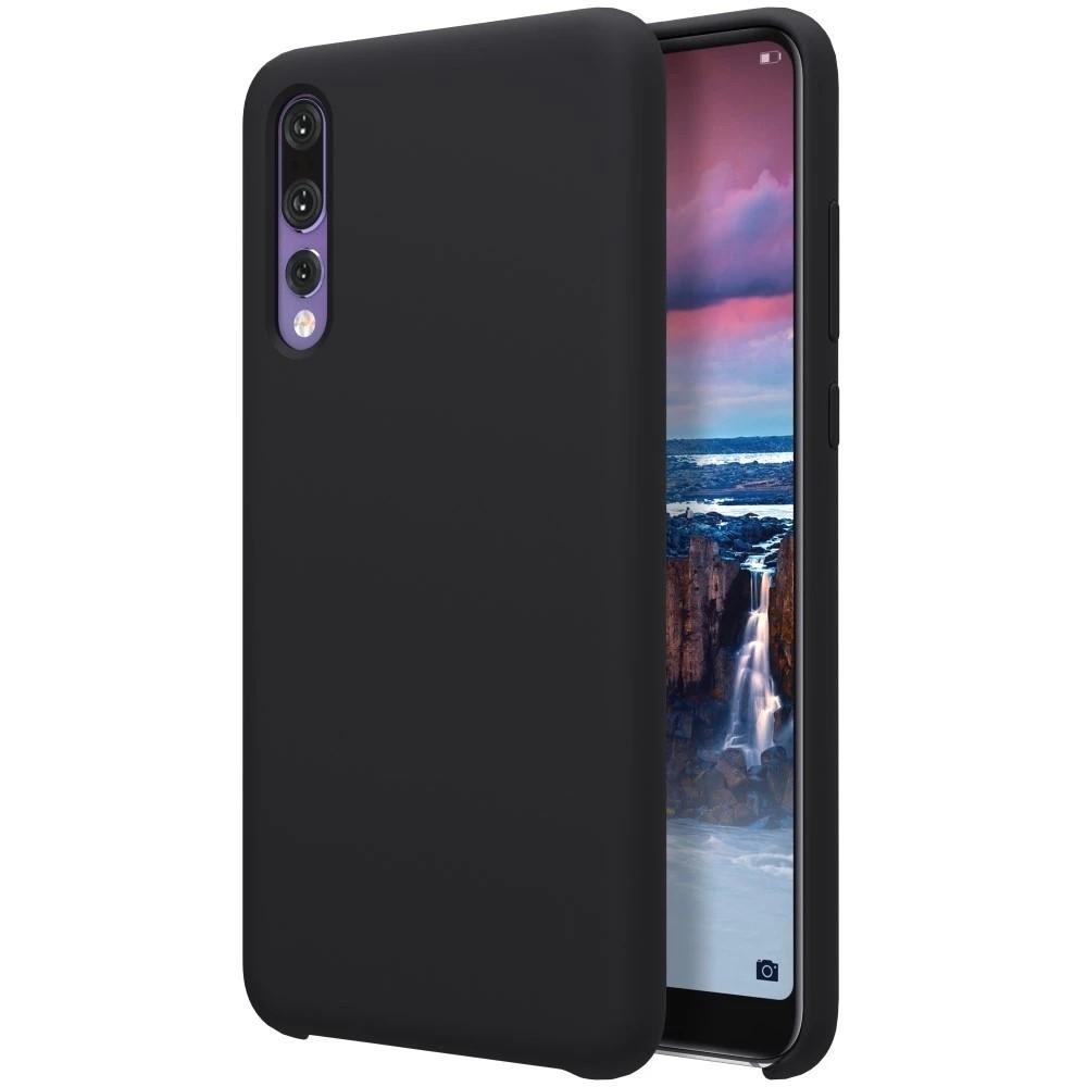 Moxie Coque Huawei P20 [BeFluo] Coque Silicone Fine et Légère pour Huawei p20, Intérieur Microfibre, Coque Anti-chocs et Anti-rayures pour Huawei P20 - Noir
