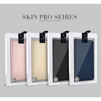 Etui portefeuille DUX Ducis en cuir PU avec porte-carte et fonction vidéo pour Xiaomi Note 8 Pro - NOIR