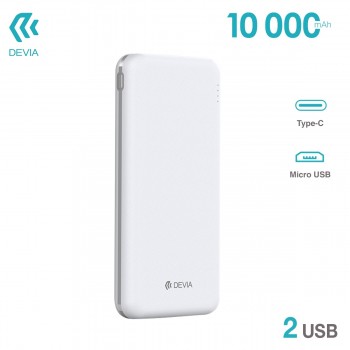 Powerbank 10000mAh DEVIA 2...
