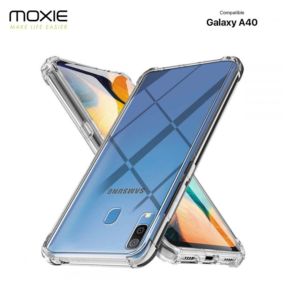 Moxie Coque Galaxy A40 [AIRBAG] Coque Bumper Renforcée pour Galaxy