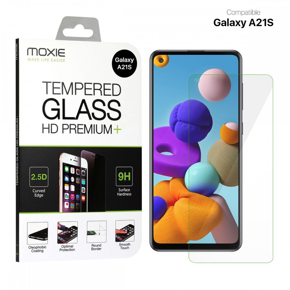 Pack 1 Housse TPU transparente + 1 Glass 2.5D Samsung A21S
