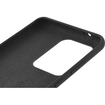 Coque Silicone Be Fluo Anti-chocs et Anti-rayures Intérieur Microfibre pour Galaxy S20 Ultra - Noir