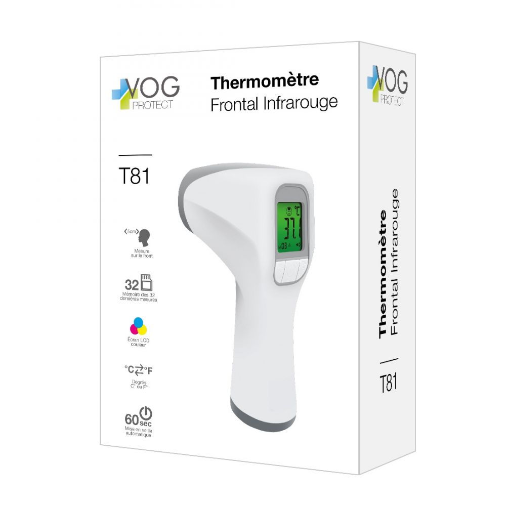 Thermomètre frontal infrarouge en vente chez Angimage