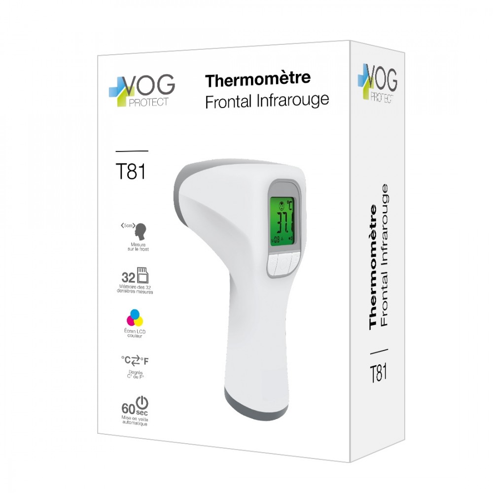 Thermomètre frontal infrarouge en vente chez Angimage