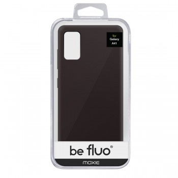 Coque Silicone Be Fluo Anti-chocs et Anti-rayures Intérieur Microfibre pour Galaxy A41 - Noir