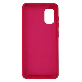 Coque Silicone Be Fluo Anti-chocs et Anti-rayures Intérieur Microfibre pour Galaxy A41 - Rose vif