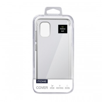 Moxie Coque renforcée transparente Samsung Galaxy A41 - Coque en TPU  et polycarbonate Anti-chocs avec boutons de couleur pour Samsung Galaxy A41